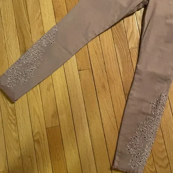 FRAME le skinny de Jeanne mid rise pink 27 NWT